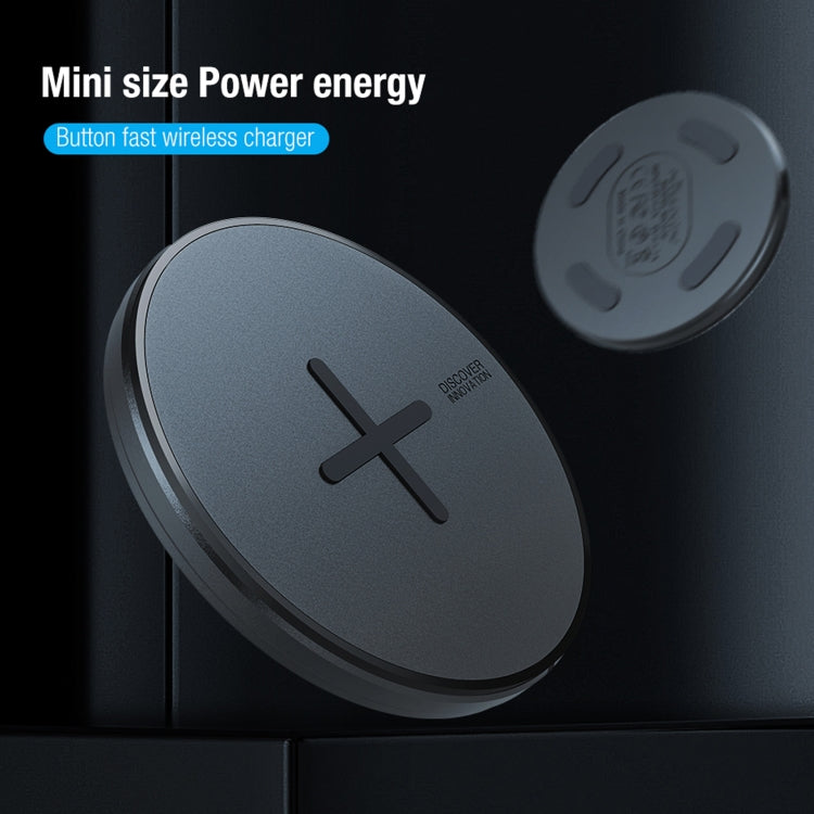 Portable Button Fast Charging Wireless Charger