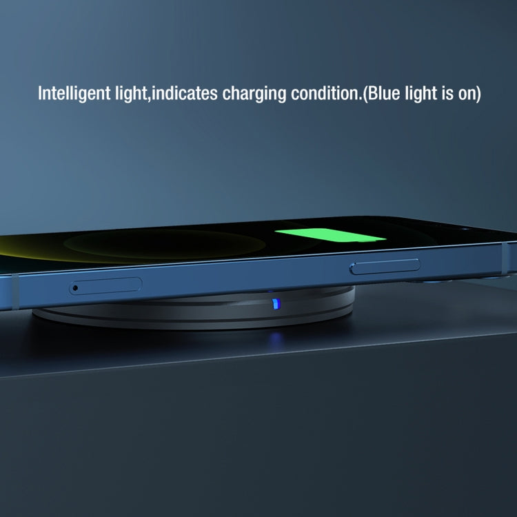 Portable Button Fast Charging Wireless Charger