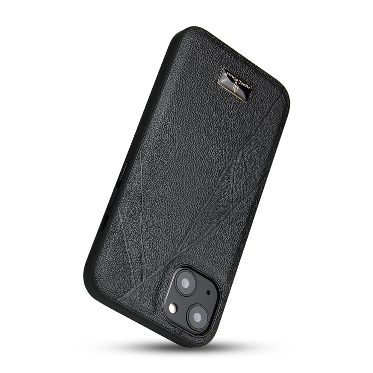 Fierre Shann Apple iPhone Leather Texture Phone Case