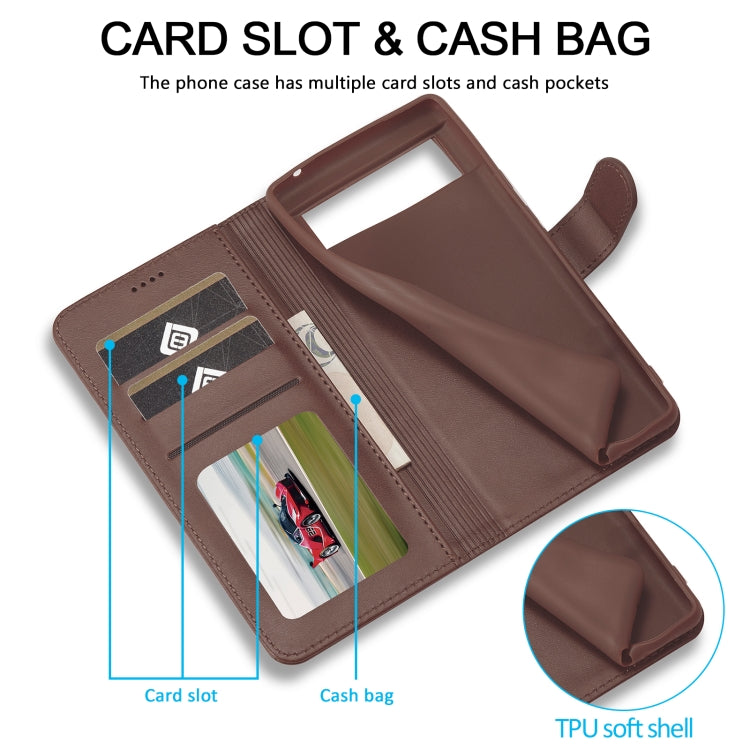 LC.IMEEKE Google Pixel Leather Flip Phone Case