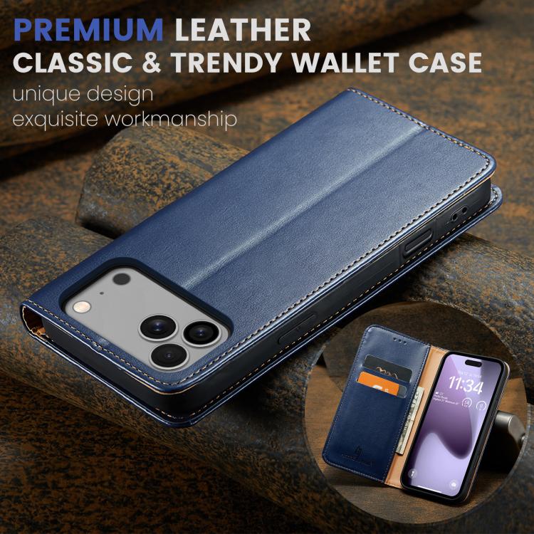 Fierre Shann Apple iPhone PU Leather Texture Phone Case