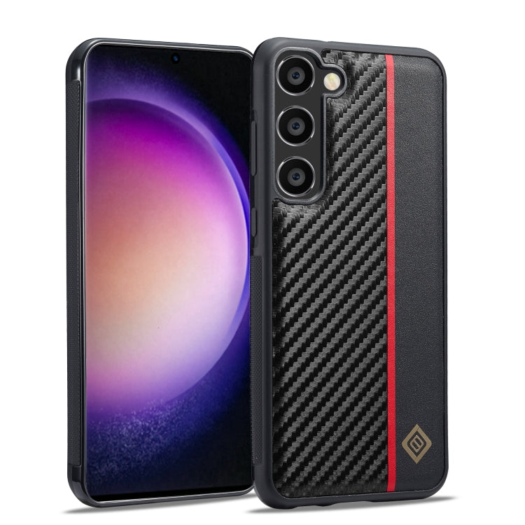 LC.IMEEKE Samsung Galaxy Shockproof Carbon Fiber Pattern Phone Case
