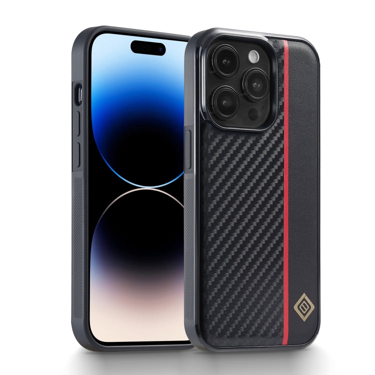 LC.IMEEKE Apple iPhone Carbon Fiber Texture Phone Case