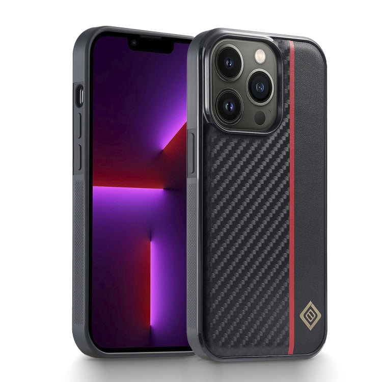 LC.IMEEKE Apple iPhone Carbon Fiber Texture Phone Case