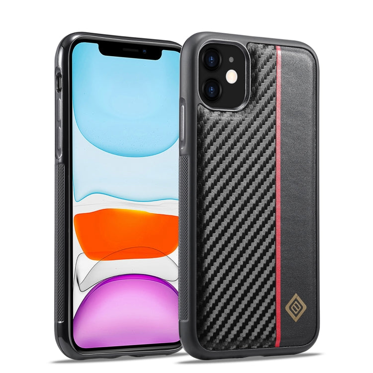 LC.IMEEKE Apple iPhone Carbon Fiber Texture Phone Case