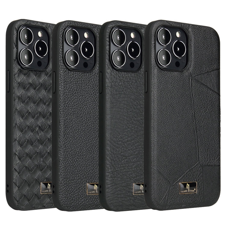 Fierre Shann Apple iPhone Leather Texture Phone Case