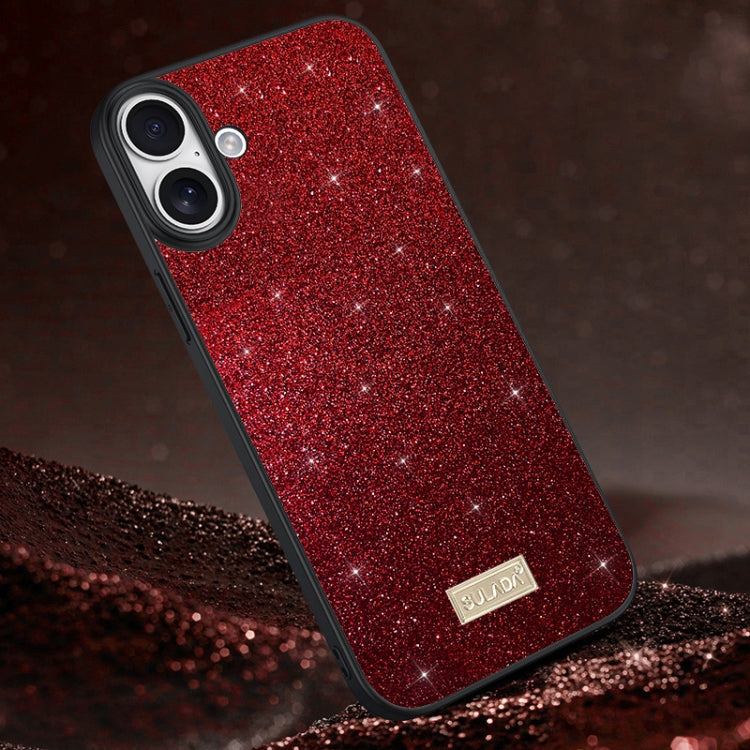 SULADA Apple iPhone Glittery Handmade PC Leather Phone Case