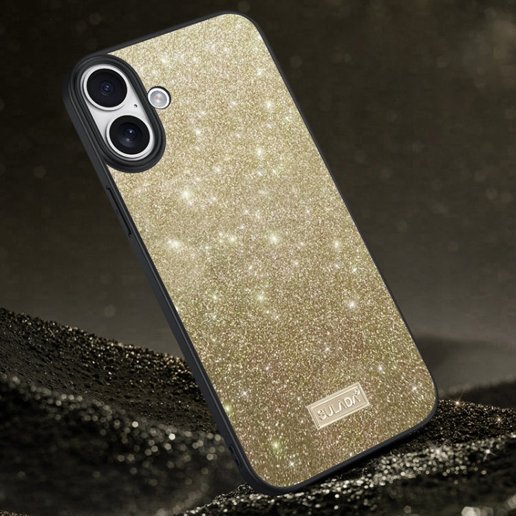 SULADA Apple iPhone Glittery Handmade PC Leather Phone Case