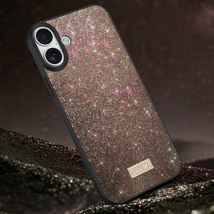 SULADA Apple iPhone Glittery Handmade PC Leather Phone Case
