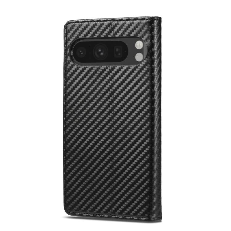 LC.IMEEKE Google Pixel Carbon Fiber Pattern Leather Phone Case