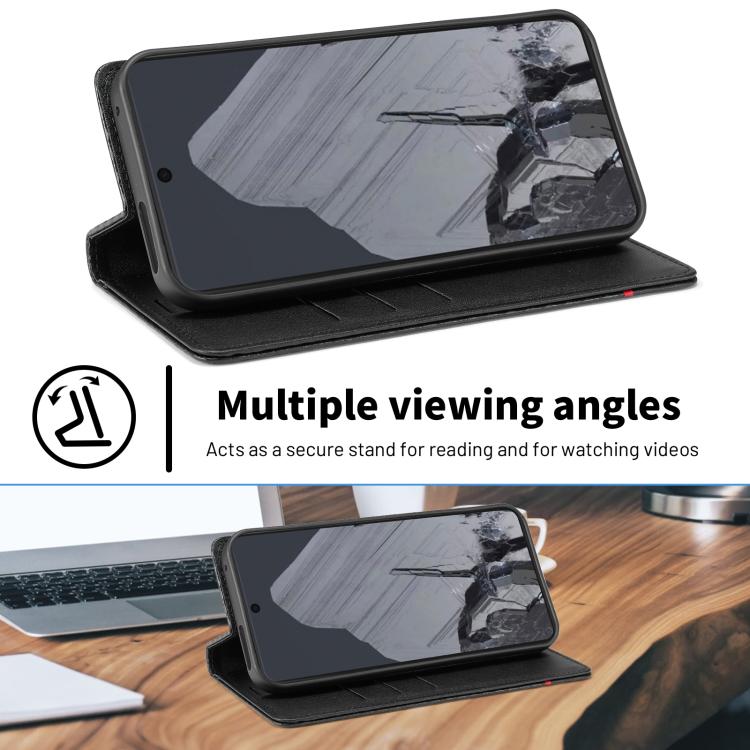 LC.IMEEKE Google Pixel Carbon Fiber Pattern Leather Phone Case