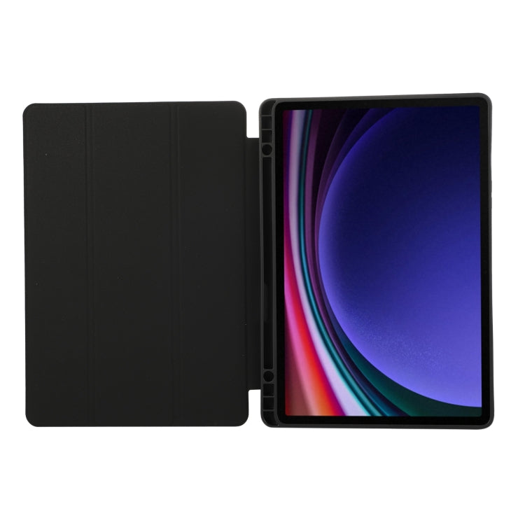 Samsung Galaxy Tab 3-Fold TPU Leather Tablet Case with Pen Slot