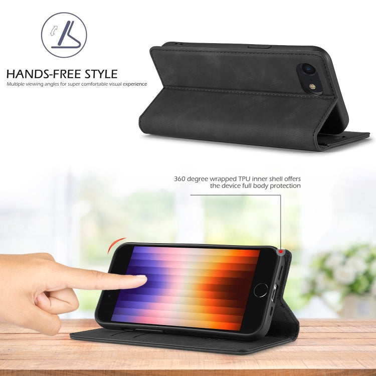 LC.IMEEKE Apple iPhone 16e Magnetic Leather Wallet Phone Case