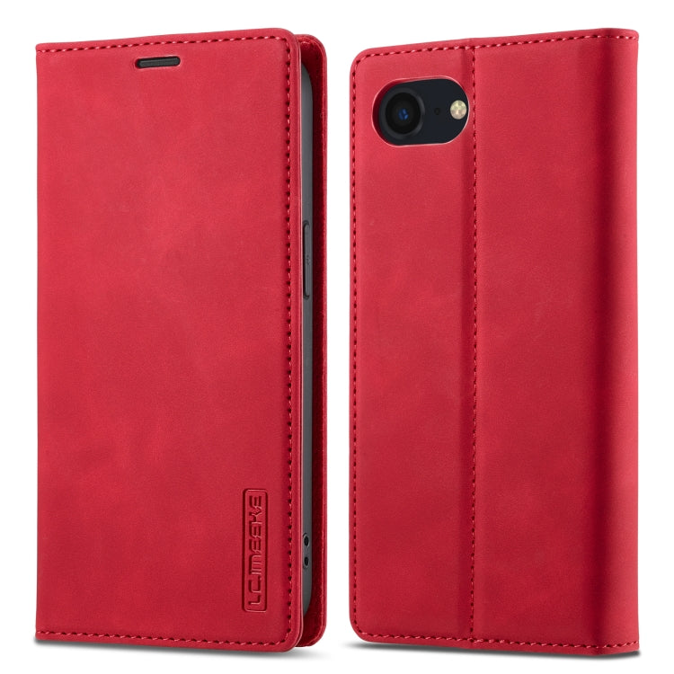 LC.IMEEKE Apple iPhone 16e Magnetic Leather Wallet Phone Case