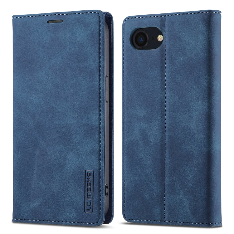 LC.IMEEKE Apple iPhone 16e Magnetic Leather Wallet Phone Case