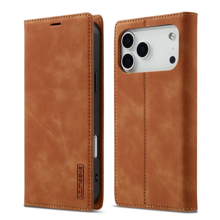 LC.IMEEKE Apple iPhone Magnetic Close Microfiber Leather Phone Case