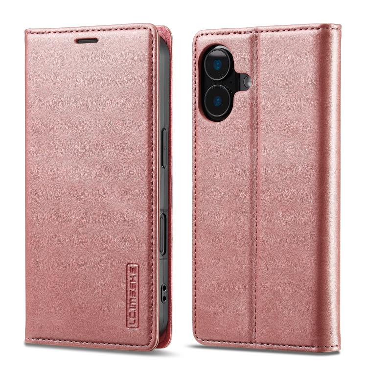 LC.IMEEKE Apple iPhone Magnetic Close Microfiber Leather Phone Case