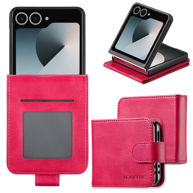 LC.IMEEKE Samsung Galaxy Z Series Leather Texture Phone Case