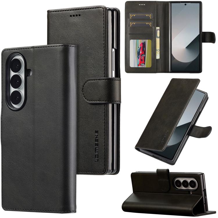LC.IMEEKE Samsung Galaxy Z Series Leather Texture Phone Case