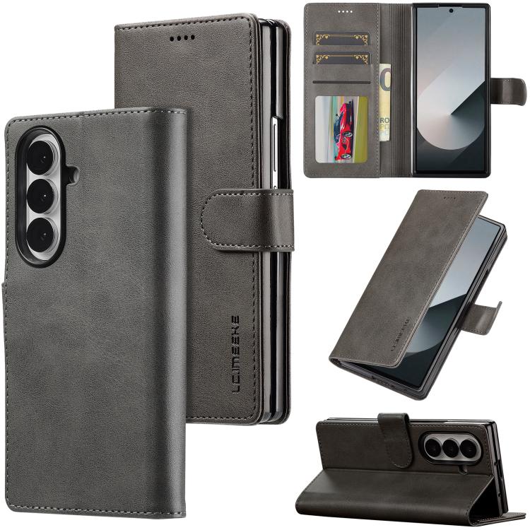 LC.IMEEKE Samsung Galaxy Z Series Leather Texture Phone Case