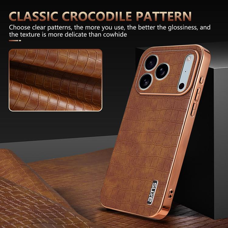 AZNS Apple iPhone Crocodile Texture Phone Case
