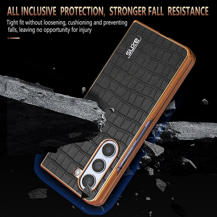 AZNS Samsung Galaxy Z Series Crocodile Texture Phone Case