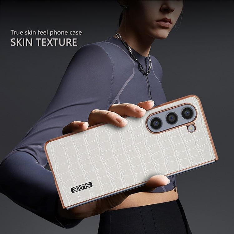 AZNS Samsung Galaxy Z Series Crocodile Texture Phone Case