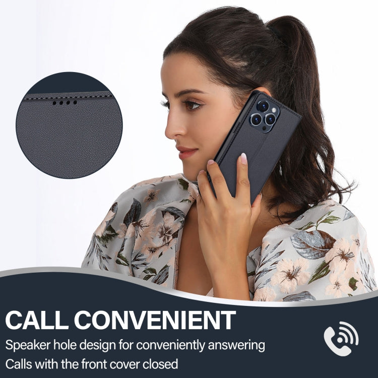 LC.IMEEKE Apple iPhone Frosted PU Wallet Phone Case