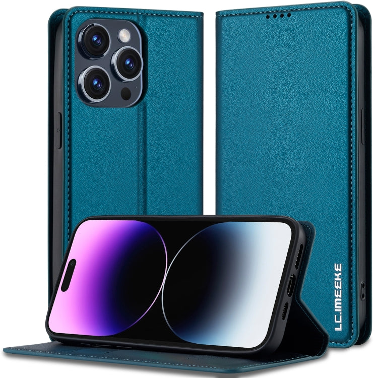 LC.IMEEKE Apple iPhone Frosted PU Wallet Phone Case