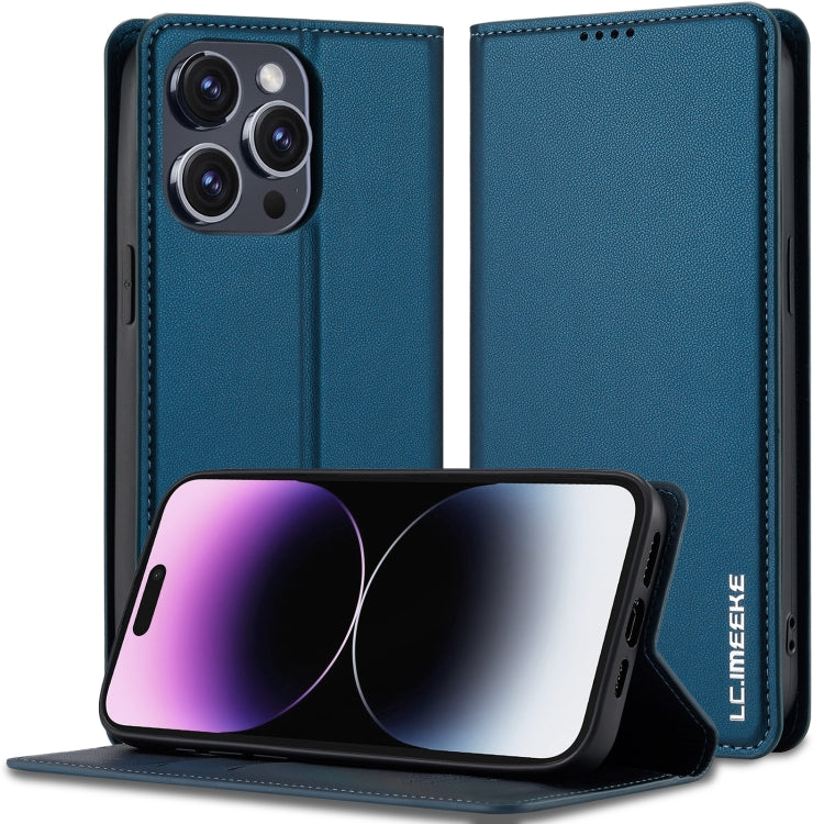 LC.IMEEKE Apple iPhone Frosted PU Wallet Phone Case