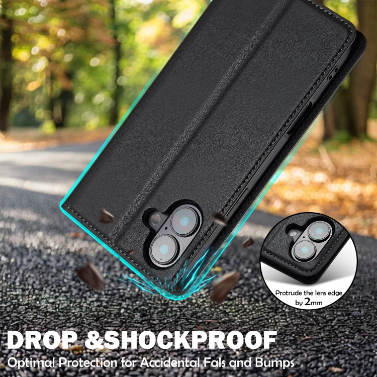 LC.IMEEKE Apple iPhone Frosted PU Wallet Phone Case