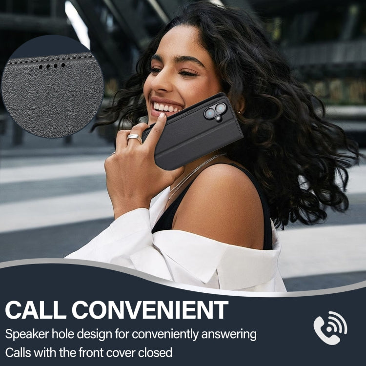 LC.IMEEKE Apple iPhone Frosted PU Wallet Phone Case