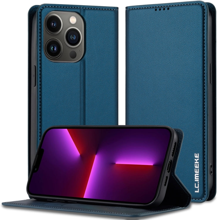 LC.IMEEKE Apple iPhone Frosted PU Wallet Phone Case