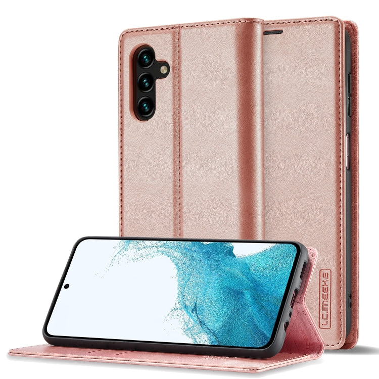 LC.IMEEKE Samsung Galaxy Magnetic Leather Flip Phone Case