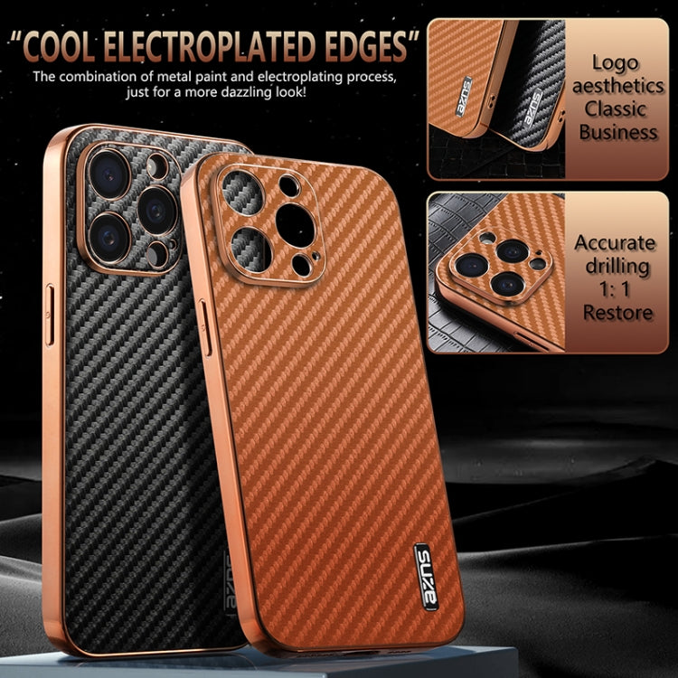 AZNS Apple iPhone Carbon Fiber Texture Phone Case