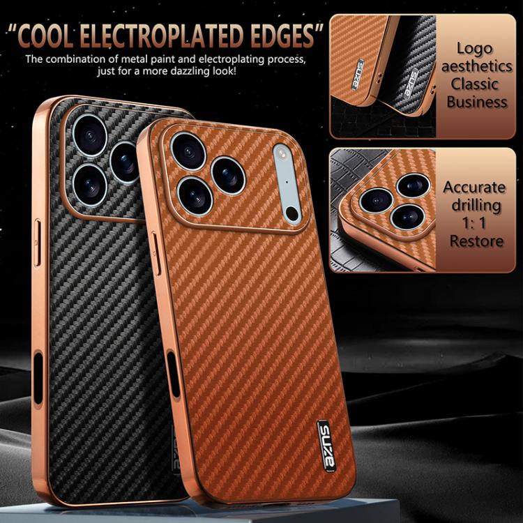 AZNS Apple iPhone Carbon Fiber Texture Phone Case