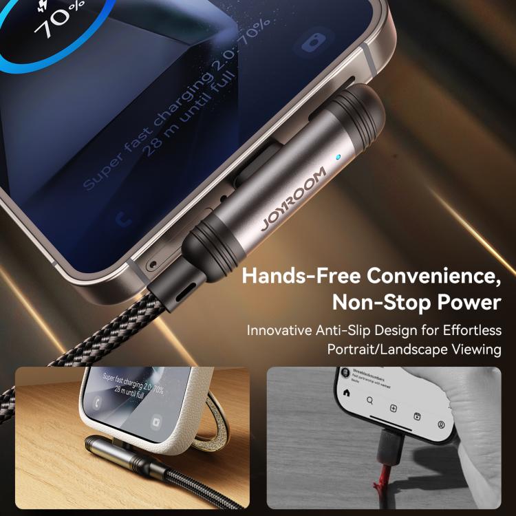 JOYROOM USB to Type-C 90 Degree Fast Charging Cable