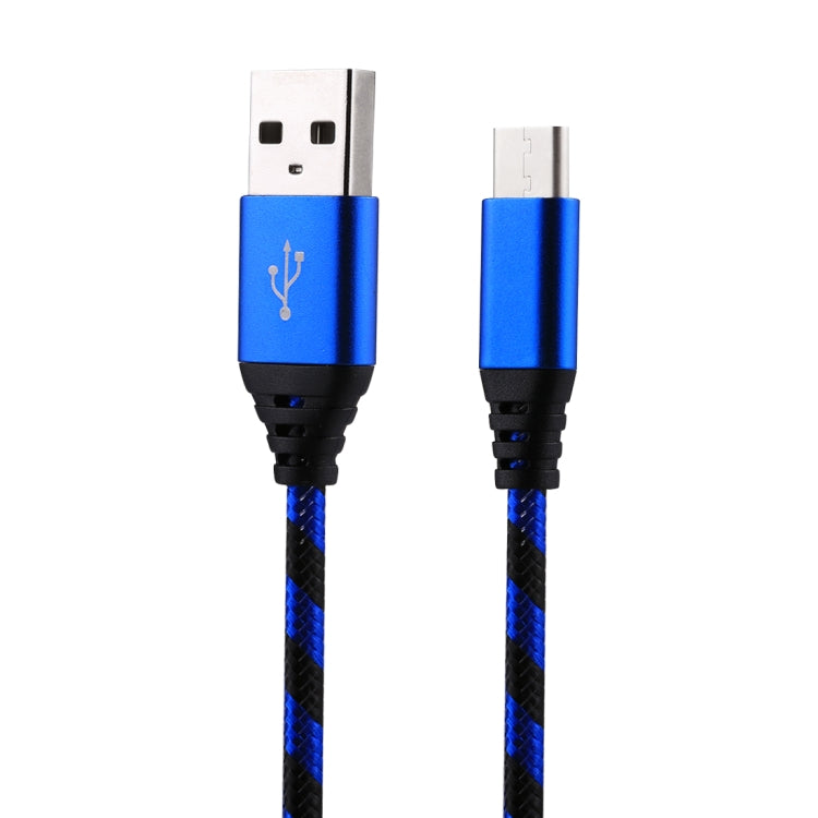 Nylon Weave Charging Cable USB to USB-C / Type-C