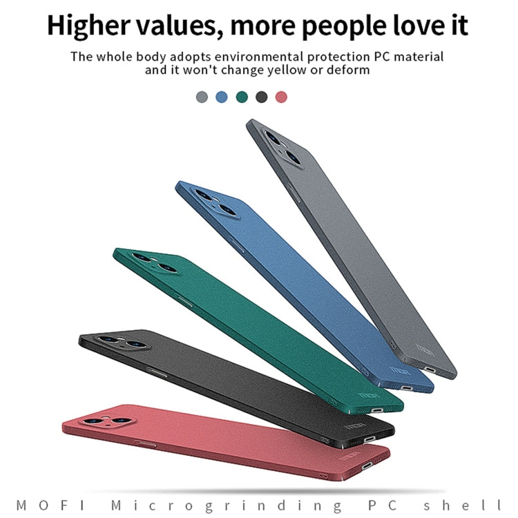 MOFI Apple iPhone 15 Frosted PC Ultra-thin Phone Case
