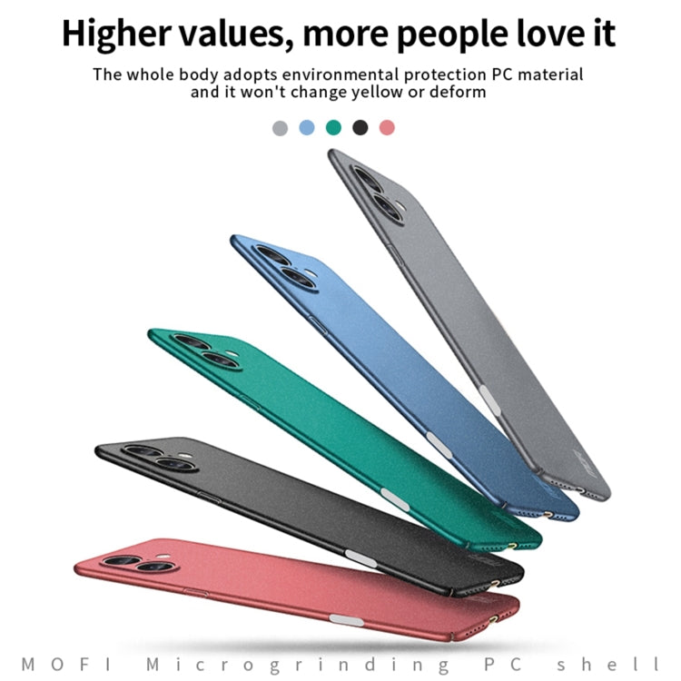 MOFI Apple iPhone 15 Frosted PC Ultra-thin Phone Case
