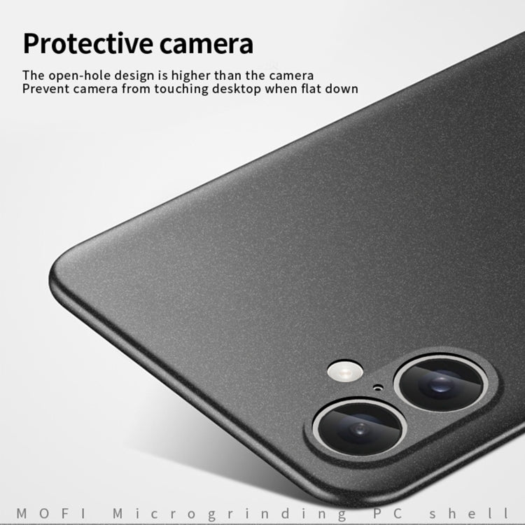 MOFI Apple iPhone 15 Frosted PC Ultra-thin Phone Case