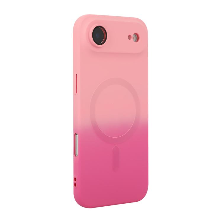 ENKAY Apple iPhone MagSafe Rainbow Gradient Silicone Phone Case