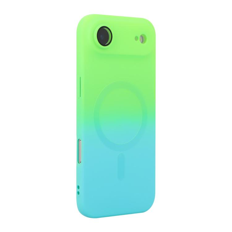ENKAY Apple iPhone MagSafe Rainbow Gradient Silicone Phone Case