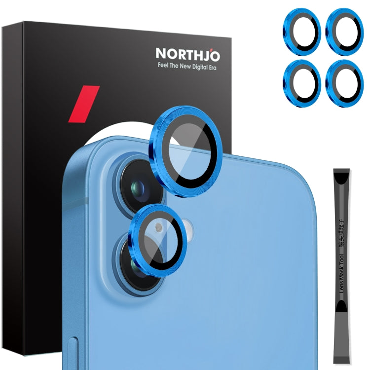 NORTHJO Apple iPhone 2 Sets Metal Camera Lens Protector 4pcs