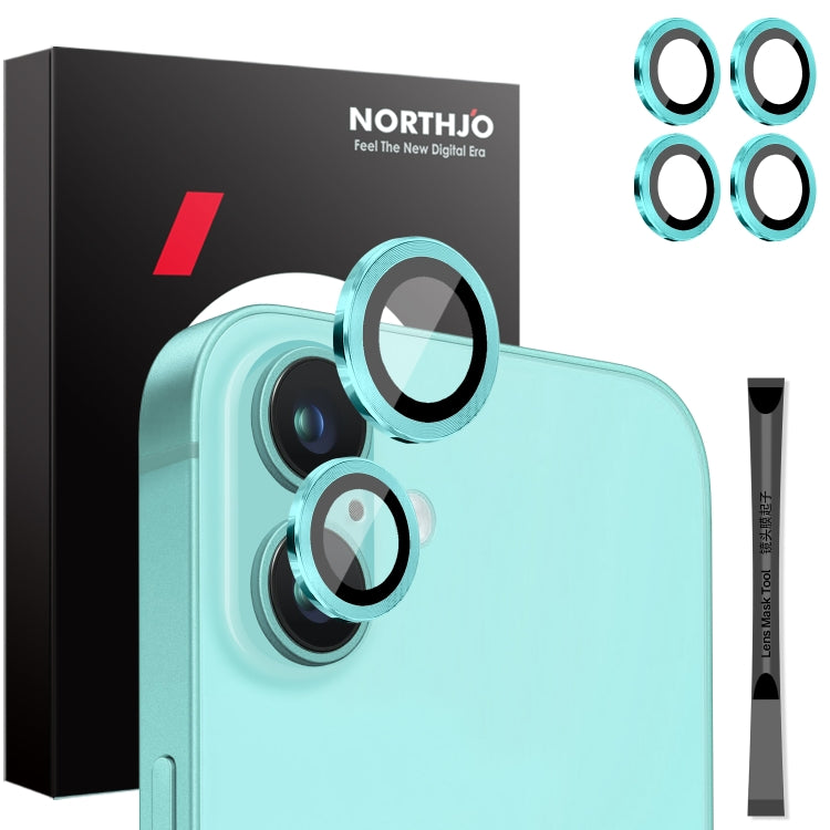 NORTHJO Apple iPhone 2 Sets Metal Camera Lens Protector 4pcs