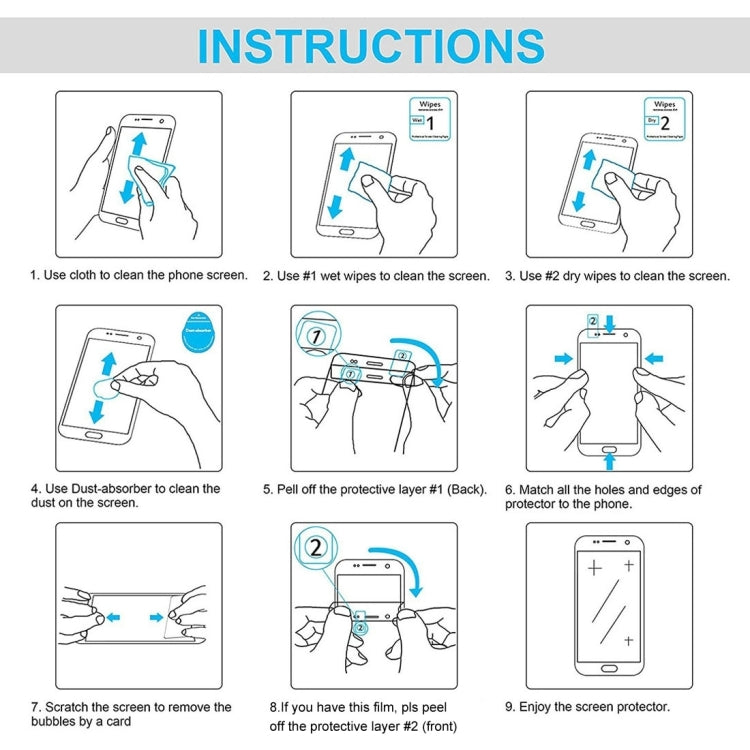 NORTHJO Samsung Galaxy Tempered Glass Screen Protector