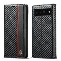 LC.IMEEKE Google Pixel Carbon Fiber Pattern Phone Case
