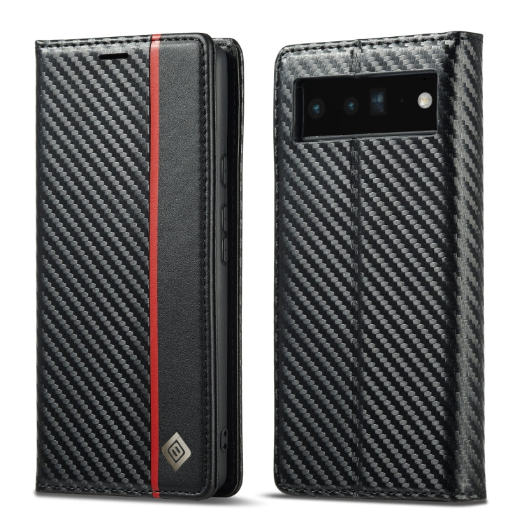 LC.IMEEKE Google Pixel Carbon Fiber Pattern Phone Case