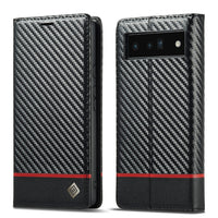 LC.IMEEKE Google Pixel Carbon Fiber Pattern Phone Case