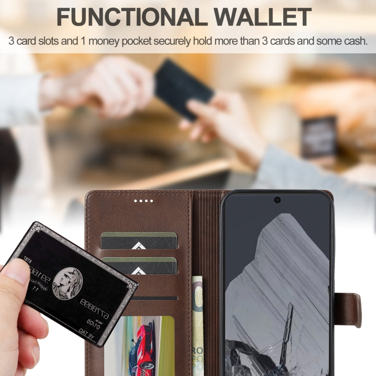 LC.IMEEKE Google Pixel Leather Flip Phone Case